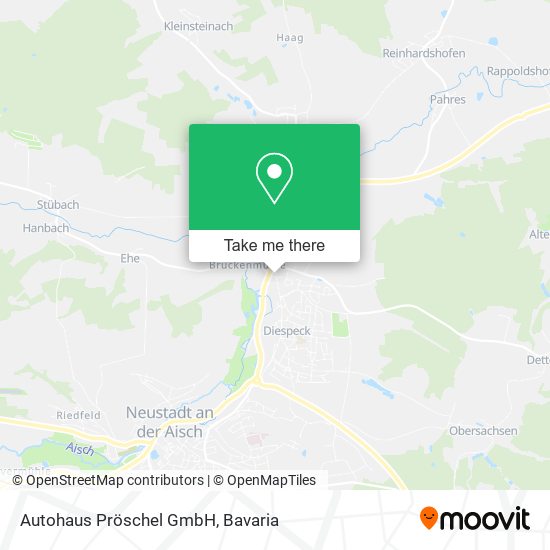 Autohaus Pröschel GmbH map