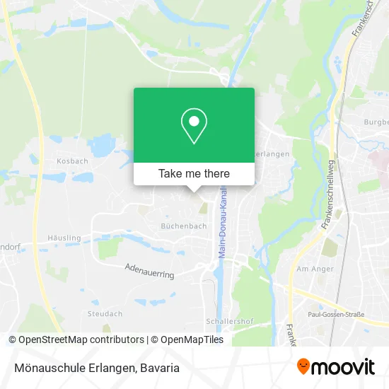 Карта Mönauschule Erlangen