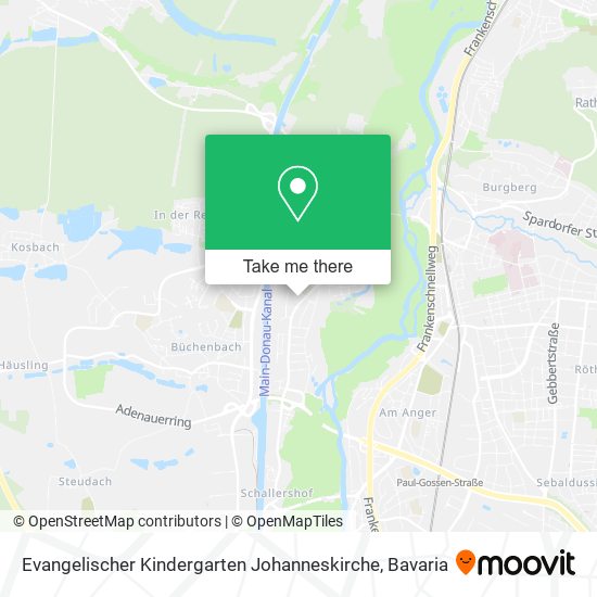 Evangelischer Kindergarten Johanneskirche map
