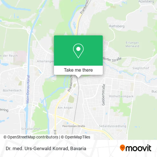 Карта Dr. med. Urs-Gerwald Konrad