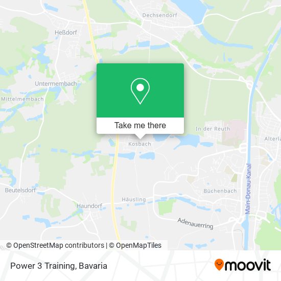 Power 3 Training map