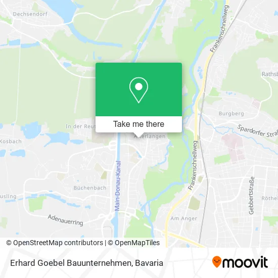Erhard Goebel Bauunternehmen map