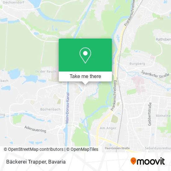 Карта Bäckerei Trapper