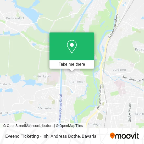Карта Eveeno Ticketing - Inh. Andreas Bothe