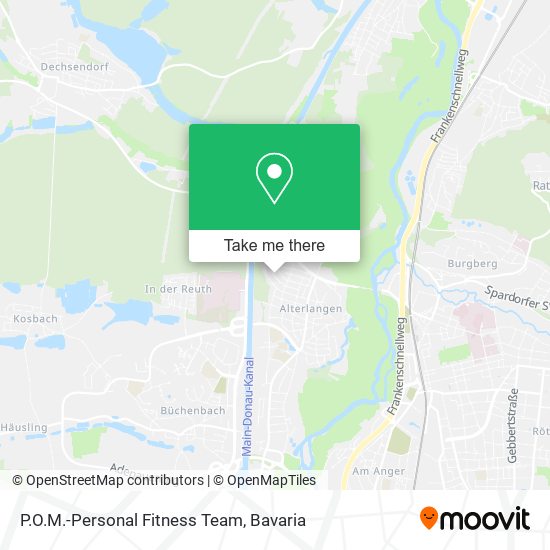 P.O.M.-Personal Fitness Team map