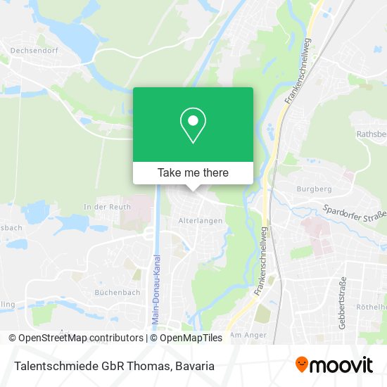 Карта Talentschmiede GbR Thomas
