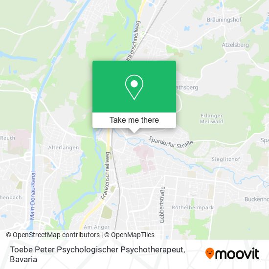 Toebe Peter Psychologischer Psychotherapeut map