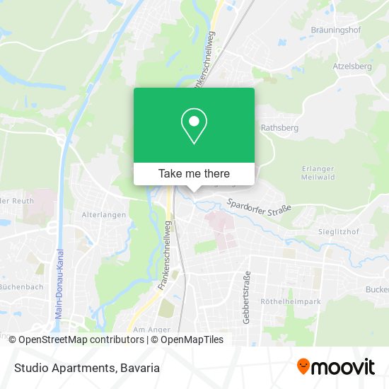 Studio Apartments map