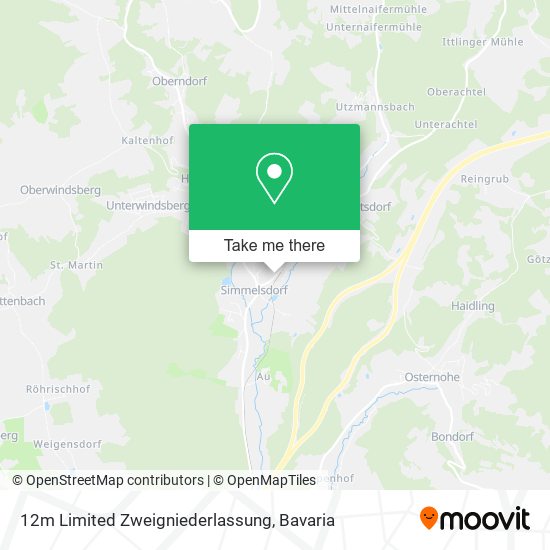 Карта 12m Limited Zweigniederlassung