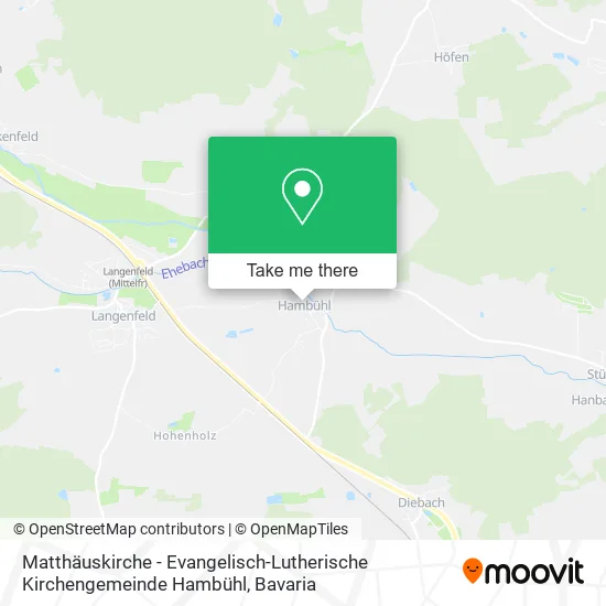 Matthäuskirche - Evangelisch-Lutherische Kirchengemeinde Hambühl map