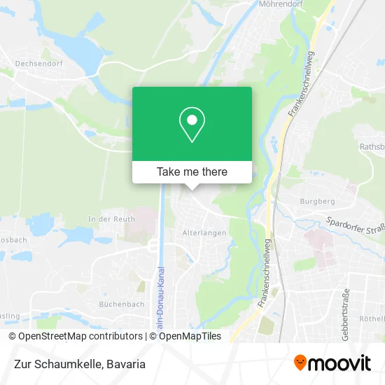 Карта Zur Schaumkelle