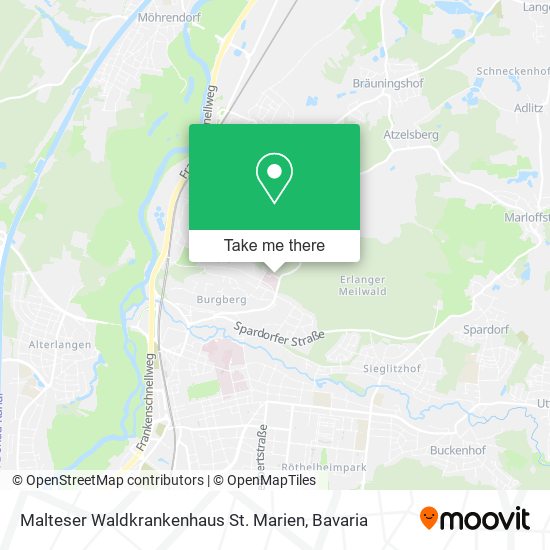 Malteser Waldkrankenhaus St. Marien map