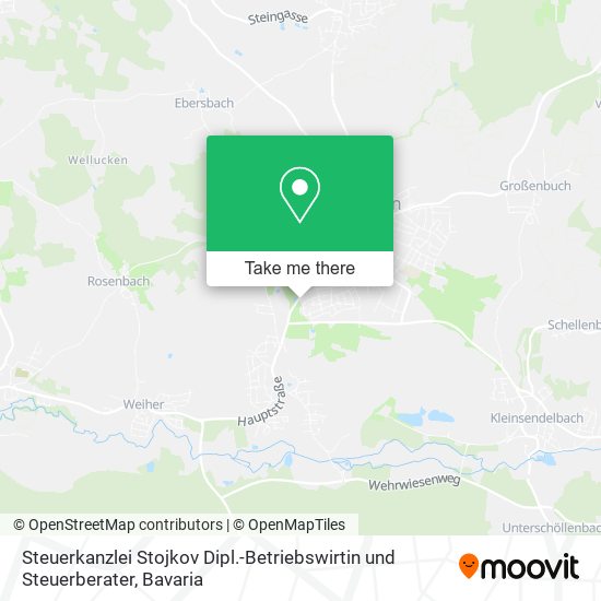 Steuerkanzlei Stojkov Dipl.-Betriebswirtin und Steuerberater map