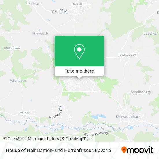 House of Hair Damen- und Herrenfriseur map