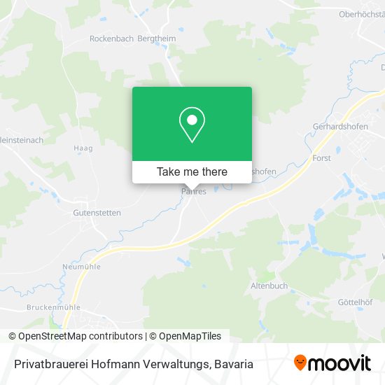 Privatbrauerei Hofmann Verwaltungs map