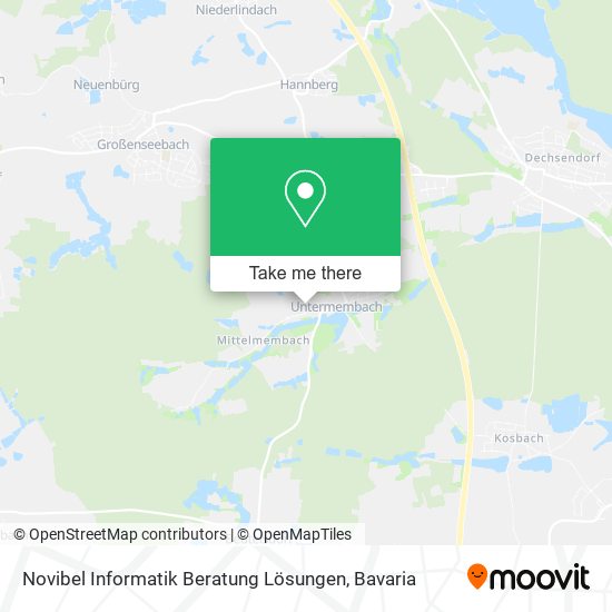 Novibel Informatik Beratung Lösungen map