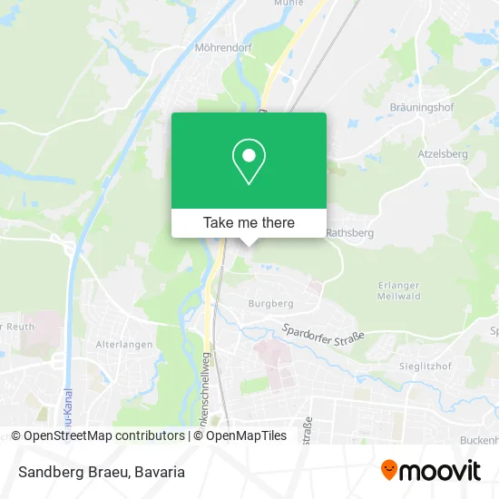 Карта Sandberg Braeu