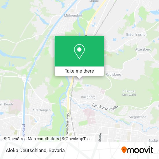 Aloka Deutschland map