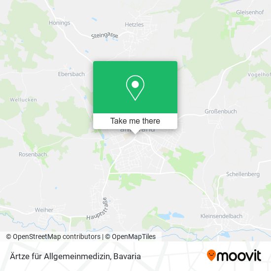 Ärtze für Allgemeinmedizin map