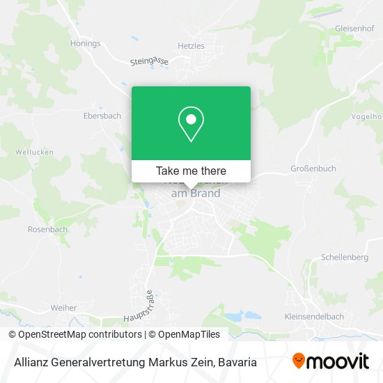Карта Allianz Generalvertretung Markus Zein