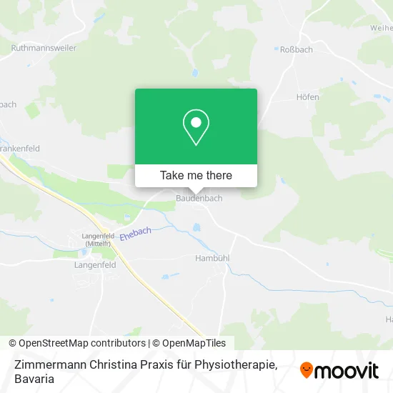 Карта Zimmermann Christina Praxis für Physiotherapie