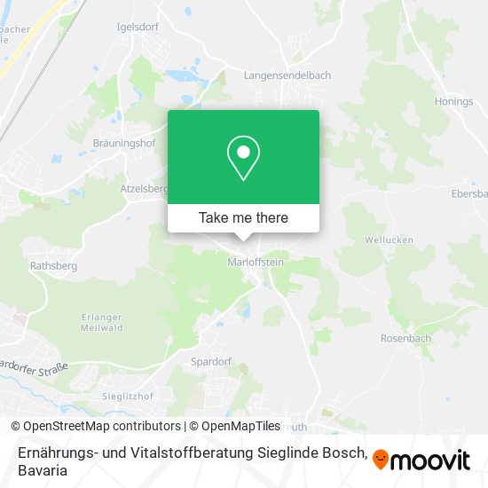 Ernährungs- und Vitalstoffberatung Sieglinde Bosch map