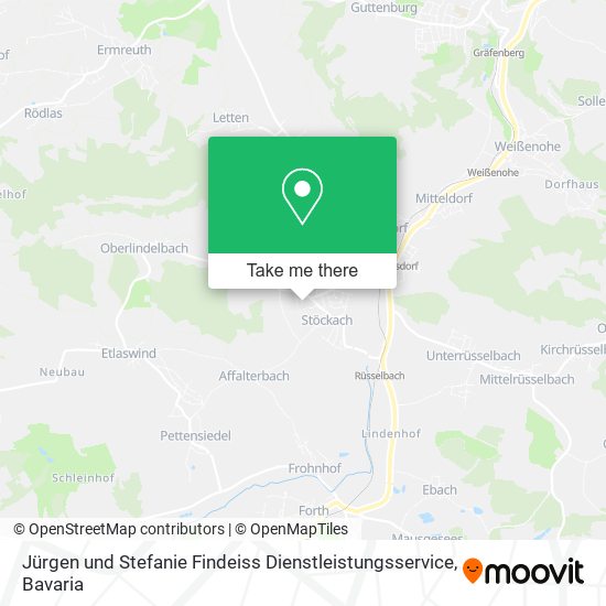 Jürgen und Stefanie Findeiss Dienstleistungsservice map