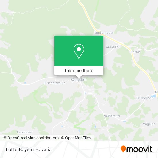 Lotto Bayern map