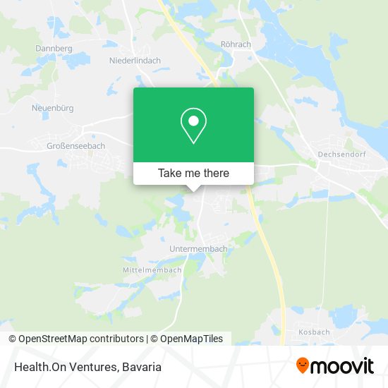 Health.On Ventures map