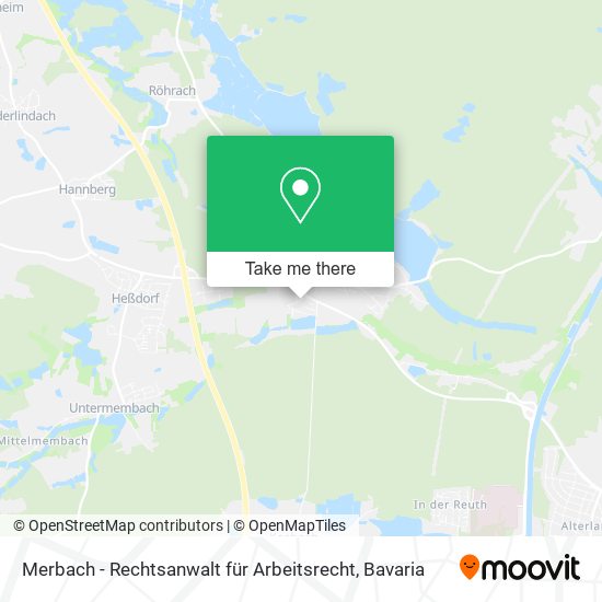 Merbach - Rechtsanwalt für Arbeitsrecht map
