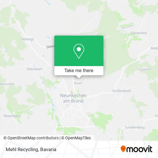 Mehl Recycling map