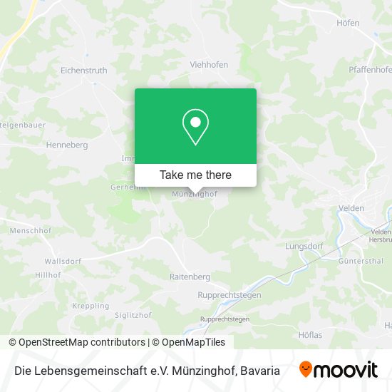 Die Lebensgemeinschaft e.V. Münzinghof map