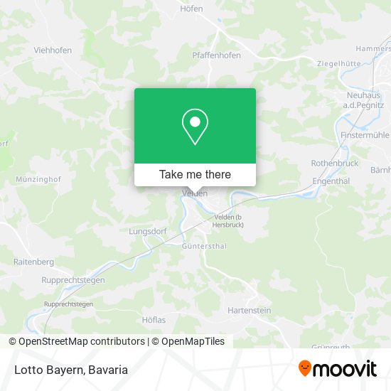 Lotto Bayern map