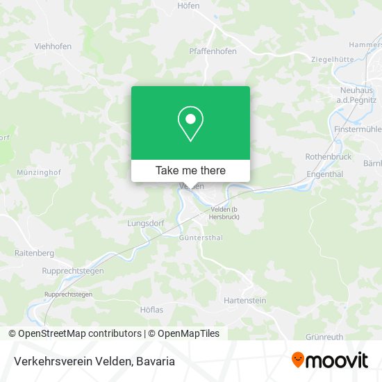 Verkehrsverein Velden map