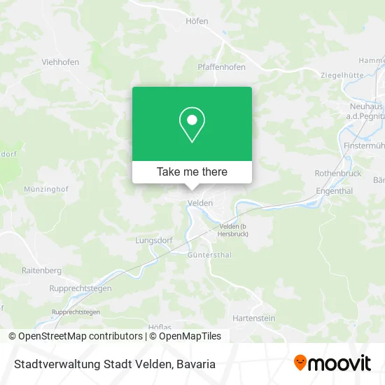 Карта Stadtverwaltung Stadt Velden