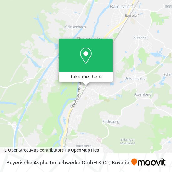 Карта Bayerische Asphaltmischwerke GmbH & Co