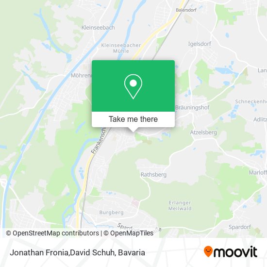 Jonathan Fronia,David Schuh map