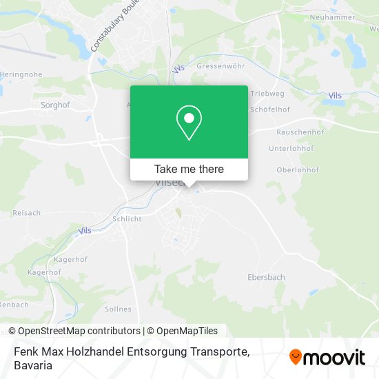 Карта Fenk Max Holzhandel Entsorgung Transporte