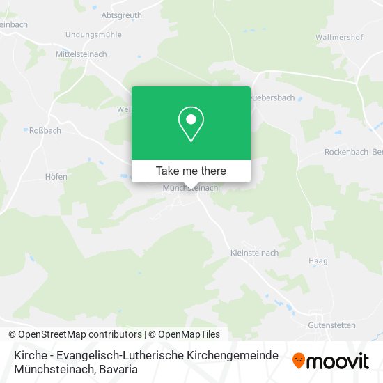 Kirche - Evangelisch-Lutherische Kirchengemeinde Münchsteinach map