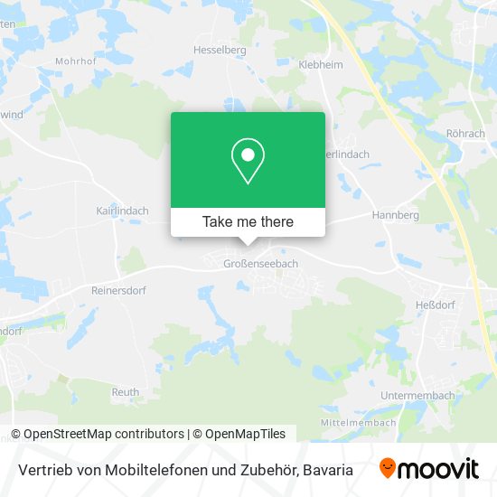 Vertrieb von Mobiltelefonen und Zubehör map