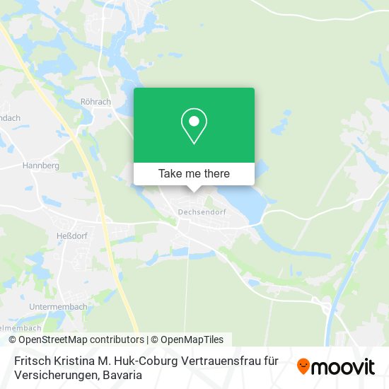 Fritsch Kristina M. Huk-Coburg Vertrauensfrau für Versicherungen map