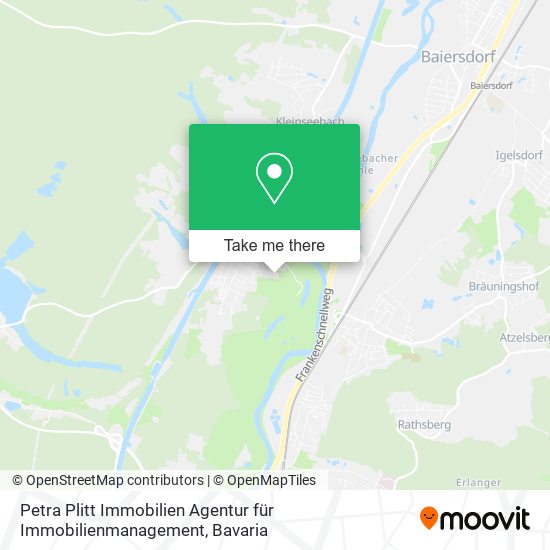 Карта Petra Plitt Immobilien Agentur für Immobilienmanagement