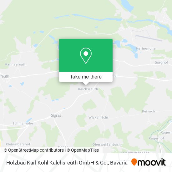Holzbau Karl Kohl Kalchsreuth GmbH & Co. map
