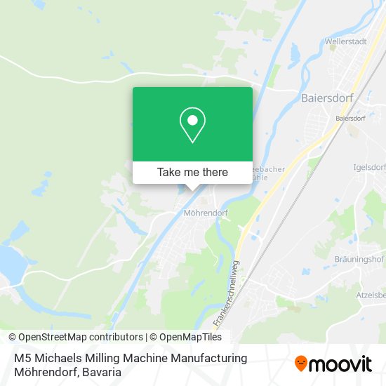 M5 Michaels Milling Machine Manufacturing Möhrendorf map
