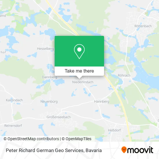 Карта Peter Richard German Geo Services