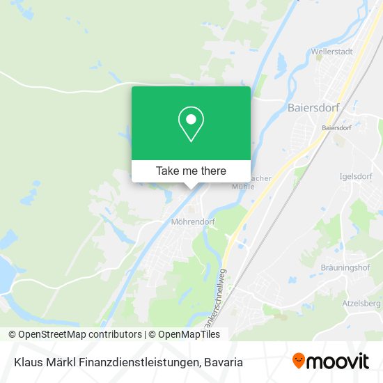 Klaus Märkl Finanzdienstleistungen map