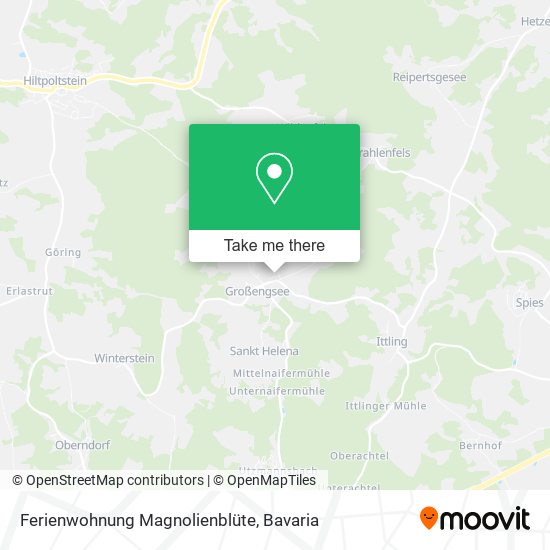 Ferienwohnung Magnolienblüte map