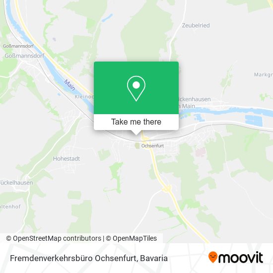 Fremdenverkehrsbüro Ochsenfurt map