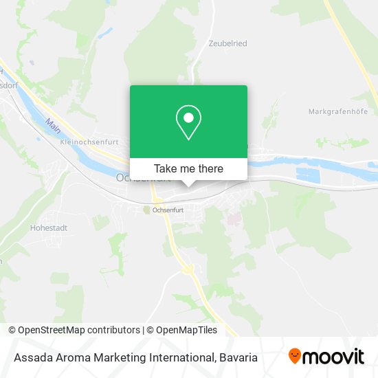 Assada Aroma Marketing International map