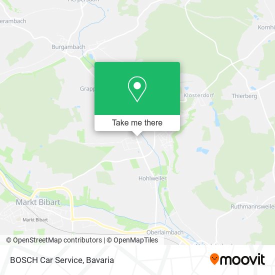 BOSCH Car Service map